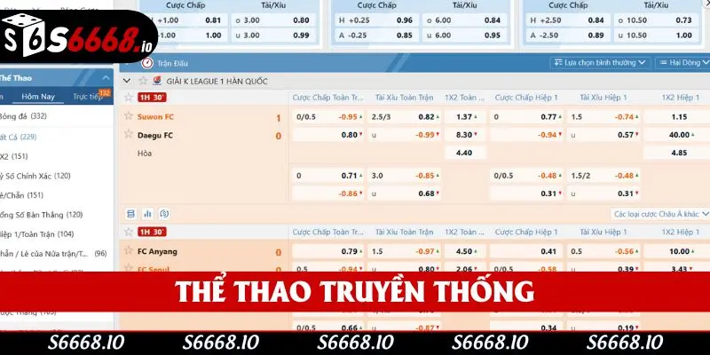 Thể thao truyền thống luôn có rất nhiều khách hàng tham gia